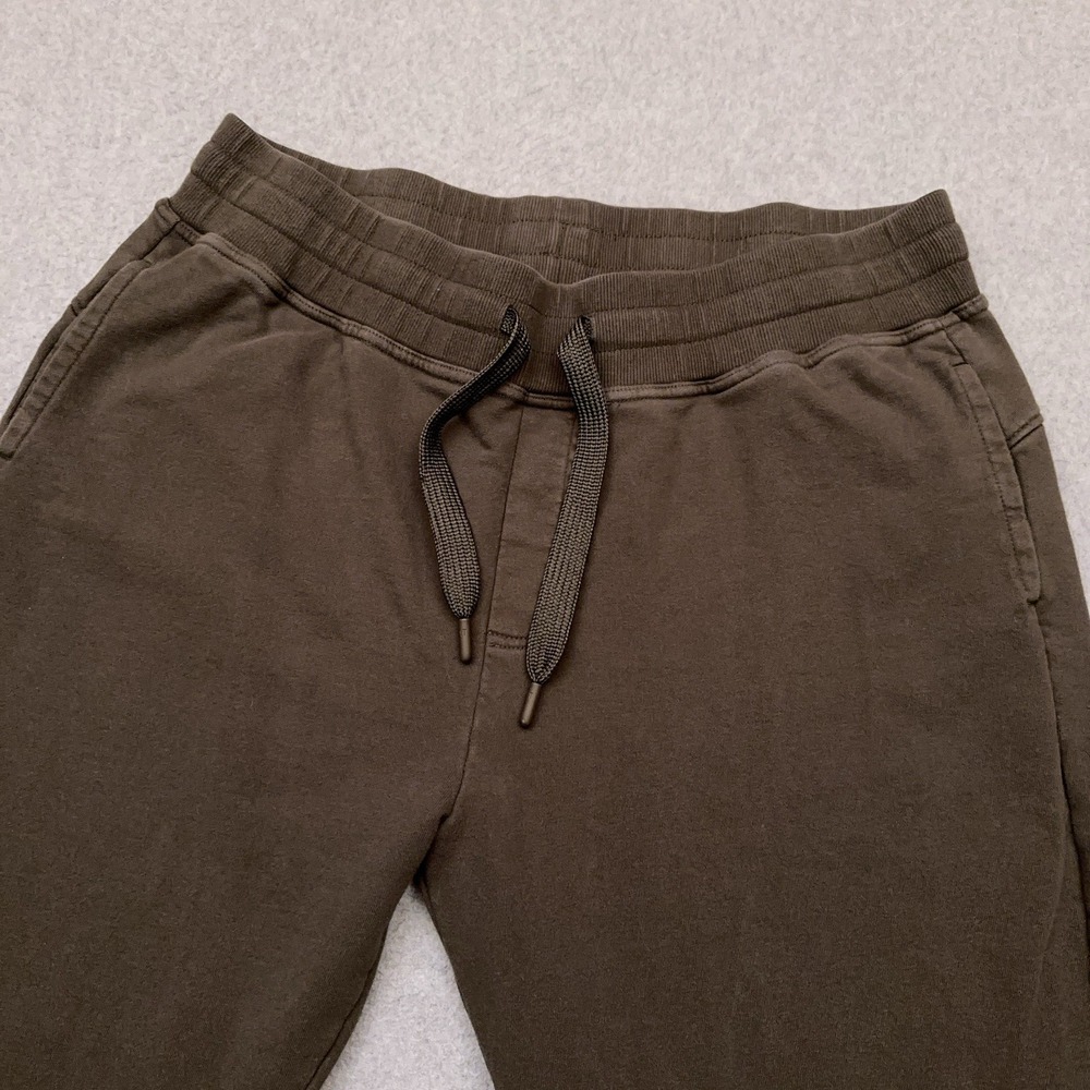 American Tall Joggers Women's 2XLT Green Sweatpants Tapered Heavyweight Cotton - Picture 2 of 11
